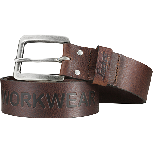 Leather Belt-Brown-One size