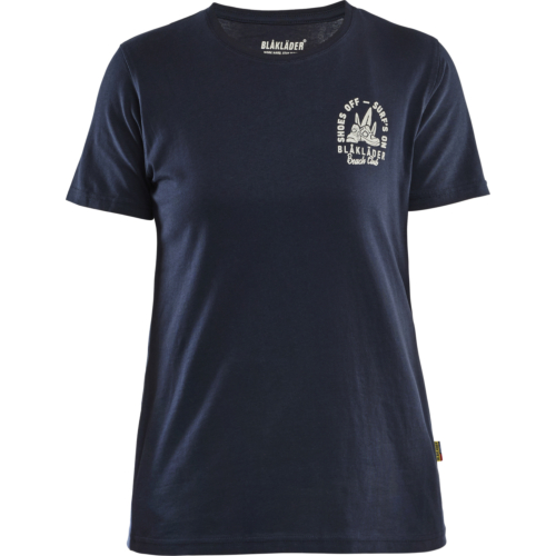 9417 Women's T-shirt Blåkläder Beach Club-Dark Navy-XS