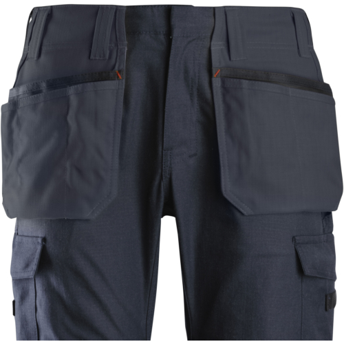 Attached Holster Pockets-Navy-One size