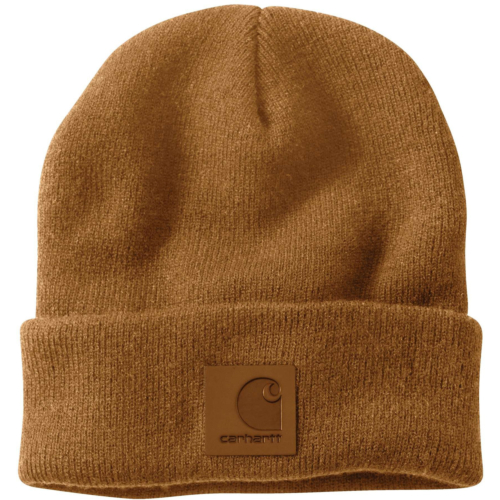 Knit beanie-Brown