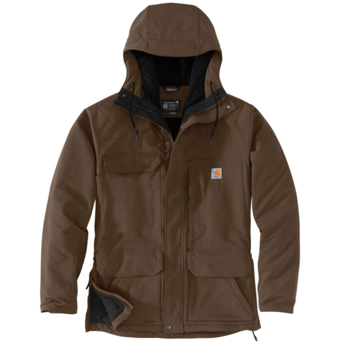 Super dux™ relaxed fit insulated traditional coat-Brown-M