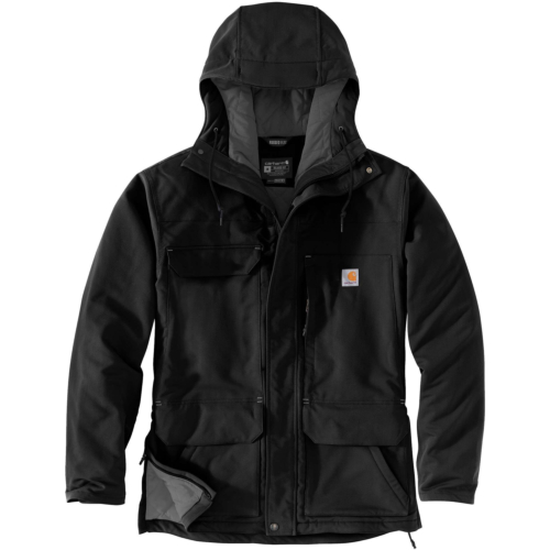Super dux™ relaxed fit insulated traditional coat-Black-M