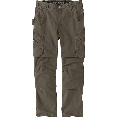 Relaxed Straight Steel Rugged Flex™ Ripstop Double-Front Cargo Trousers
