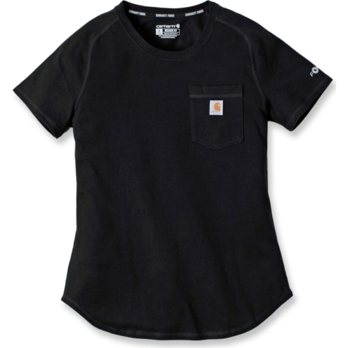 Carhartt Force™ Relaxed Fit Midweight Pocket T-Shirt-Black-S