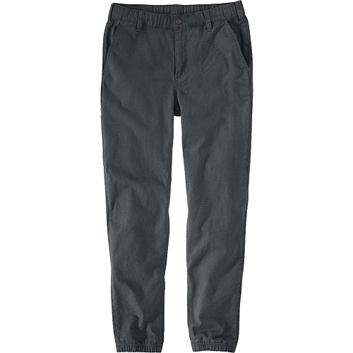 Rugged Flex™ Relaxed Fit Canvas Jogger Pant-Dark Grey-30