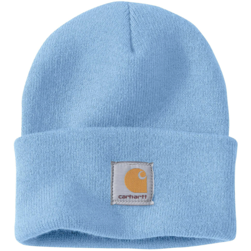 Knit cuffed beanie-Light-Blue