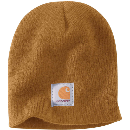 Knit beanie-Brown