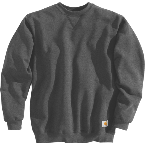 Loose fit midweight crewneck sweatshirt-Dark Grey-M